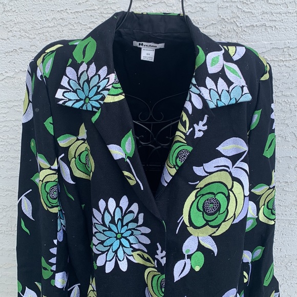 Nygard Collection Floral  Embroidered Jacket - Picture 2 of 10
